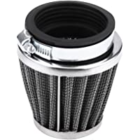 Qiilu Motocicleta Limpiador de filtro de admisión de aire Universal(42MM)